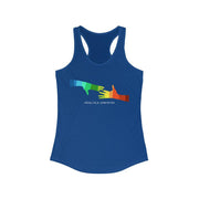 Women's Ideal Racerback Tank, My Hand to Yours-Tank Top-Practice Empathy