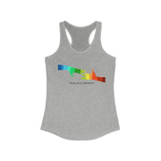 Women's Ideal Racerback Tank, My Hand to Yours-Tank Top-Practice Empathy