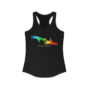 Women's Ideal Racerback Tank, My Hand to Yours-Tank Top-Practice Empathy