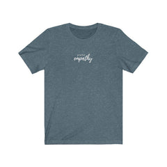 Women's Short Sleeve Graphic Tee, Hand in Hand Logo-T-Shirt-Practice Empathy