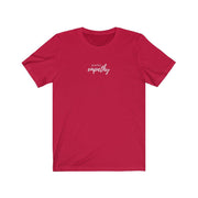 Women's Short Sleeve Graphic Tee, Hand in Hand Logo-T-Shirt-Practice Empathy