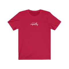 Women's Short Sleeve Graphic Tee, Hand in Hand Logo-T-Shirt-Practice Empathy
