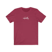 Women's Short Sleeve Graphic Tee, Hand in Hand Logo-T-Shirt-Practice Empathy