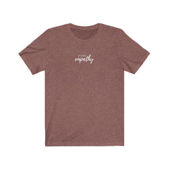 Women's Short Sleeve Graphic Tee, Hand in Hand Logo-T-Shirt-Practice Empathy