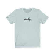 Women's Short Sleeve Graphic Tee, Hand in Hand Logo-T-Shirt-Practice Empathy