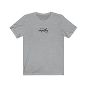 Women's Short Sleeve Graphic Tee, Hand in Hand Logo-T-Shirt-Practice Empathy