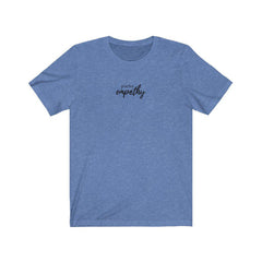 Women's Short Sleeve Graphic Tee, Hand in Hand Logo-T-Shirt-Practice Empathy