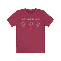 Women's Short Sleeve Graphic Tee, Live Virus Walking-T-Shirt-Practice Empathy