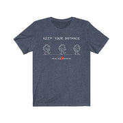 Women's Short Sleeve Graphic Tee, Live Virus Walking-T-Shirt-Practice Empathy