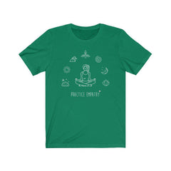 Women's Short Sleeve Graphic Tee, Mantras of the Mind-T-Shirt-Practice Empathy