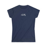 Women's Softstyle Tee, Hand in Hand Logo-T-Shirt-Practice Empathy