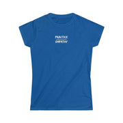 Women's Softstyle Tee, Rainbows Logo-T-Shirt-Practice Empathy