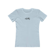 Women's The Boyfriend Tee, Hand in Hand Logo-T-Shirt-Practice Empathy