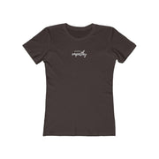 Women's The Boyfriend Tee, Hand in Hand Logo-T-Shirt-Practice Empathy