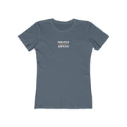 Women's The Boyfriend Tee, Rainbow Logo-T-Shirt-Practice Empathy
