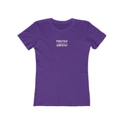 Women's The Boyfriend Tee, Rainbow Logo-T-Shirt-Practice Empathy