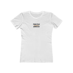 Women's The Boyfriend Tee, Rainbow Logo-T-Shirt-Practice Empathy