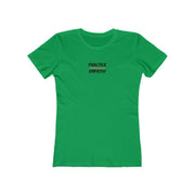 Women's The Boyfriend Tee, Rainbow Logo-T-Shirt-Practice Empathy