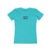 Women's The Boyfriend Tee, Rainbow Logo-T-Shirt-Practice Empathy