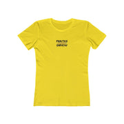 Women's The Boyfriend Tee, Rainbow Logo-T-Shirt-Practice Empathy