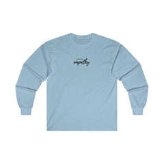 Women's Ultra Cotton Long Sleeve Tee, Hand in Hand Logo-Long-sleeve-Practice Empathy