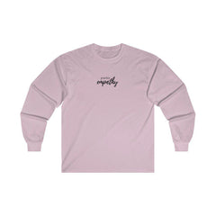 Women's Ultra Cotton Long Sleeve Tee, Hand in Hand Logo-Long-sleeve-Practice Empathy