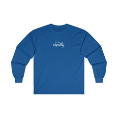 Women's Ultra Cotton Long Sleeve Tee, Hand in Hand Logo-Long-sleeve-Practice Empathy