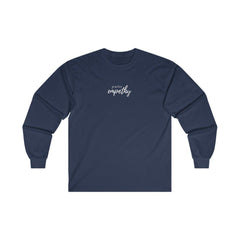 Women's Ultra Cotton Long Sleeve Tee, Hand in Hand Logo-Long-sleeve-Practice Empathy