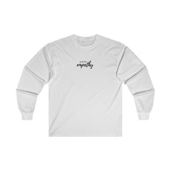 Women's Ultra Cotton Long Sleeve Tee, Hand in Hand Logo-Long-sleeve-Practice Empathy