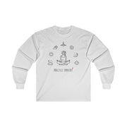 Women's Ultra Cotton Long Sleeve Tee, Mantras of the Mind-Long-sleeve-Practice Empathy
