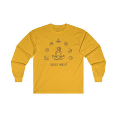 Women's Ultra Cotton Long Sleeve Tee, Mantras of the Mind-Long-sleeve-Practice Empathy