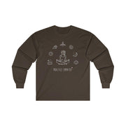 Women's Ultra Cotton Long Sleeve Tee, Mantras of the Mind-Long-sleeve-Practice Empathy