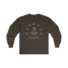 Women's Ultra Cotton Long Sleeve Tee, Mantras of the Mind-Long-sleeve-Practice Empathy