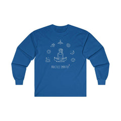 Women's Ultra Cotton Long Sleeve Tee, Mantras of the Mind-Long-sleeve-Practice Empathy