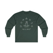 Women's Ultra Cotton Long Sleeve Tee, Mantras of the Mind-Long-sleeve-Practice Empathy