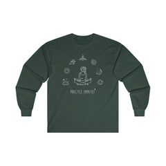 Women's Ultra Cotton Long Sleeve Tee, Mantras of the Mind-Long-sleeve-Practice Empathy