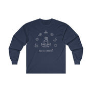 Women's Ultra Cotton Long Sleeve Tee, Mantras of the Mind-Long-sleeve-Practice Empathy