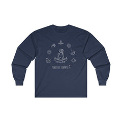 Women's Ultra Cotton Long Sleeve Tee, Mantras of the Mind-Long-sleeve-Practice Empathy