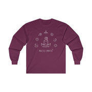 Women's Ultra Cotton Long Sleeve Tee, Mantras of the Mind-Long-sleeve-Practice Empathy