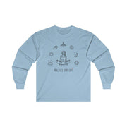 Women's Ultra Cotton Long Sleeve Tee, Mantras of the Mind-Long-sleeve-Practice Empathy