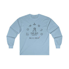Women's Ultra Cotton Long Sleeve Tee, Mantras of the Mind-Long-sleeve-Practice Empathy
