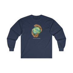 Women's Ultra Cotton Long Sleeve Tee, Nourishing Home-Long-sleeve-Practice Empathy