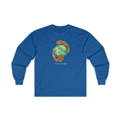Women's Ultra Cotton Long Sleeve Tee, Nourishing Home-Long-sleeve-Practice Empathy