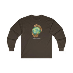 Women's Ultra Cotton Long Sleeve Tee, Nourishing Home-Long-sleeve-Practice Empathy