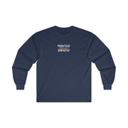 Women's Ultra Cotton Long Sleeve Tee, Rainbow Logo-Long-sleeve-Practice Empathy