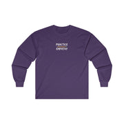 Women's Ultra Cotton Long Sleeve Tee, Rainbow Logo-Long-sleeve-Practice Empathy