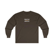 Women's Ultra Cotton Long Sleeve Tee, Rainbow Logo-Long-sleeve-Practice Empathy