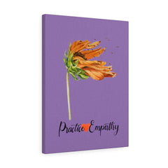 Word to the Wind, Canvas Gallery Wrap, light purple-Canvas-Practice Empathy