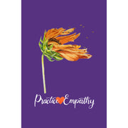Word to the Wind, Premium Framed Canvas, dark purple-Canvas-Practice Empathy