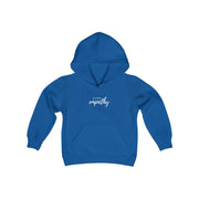 Youth Heavy Blend Hooded Sweatshirt, Hand in Hand Logo-Kids clothes-Practice Empathy